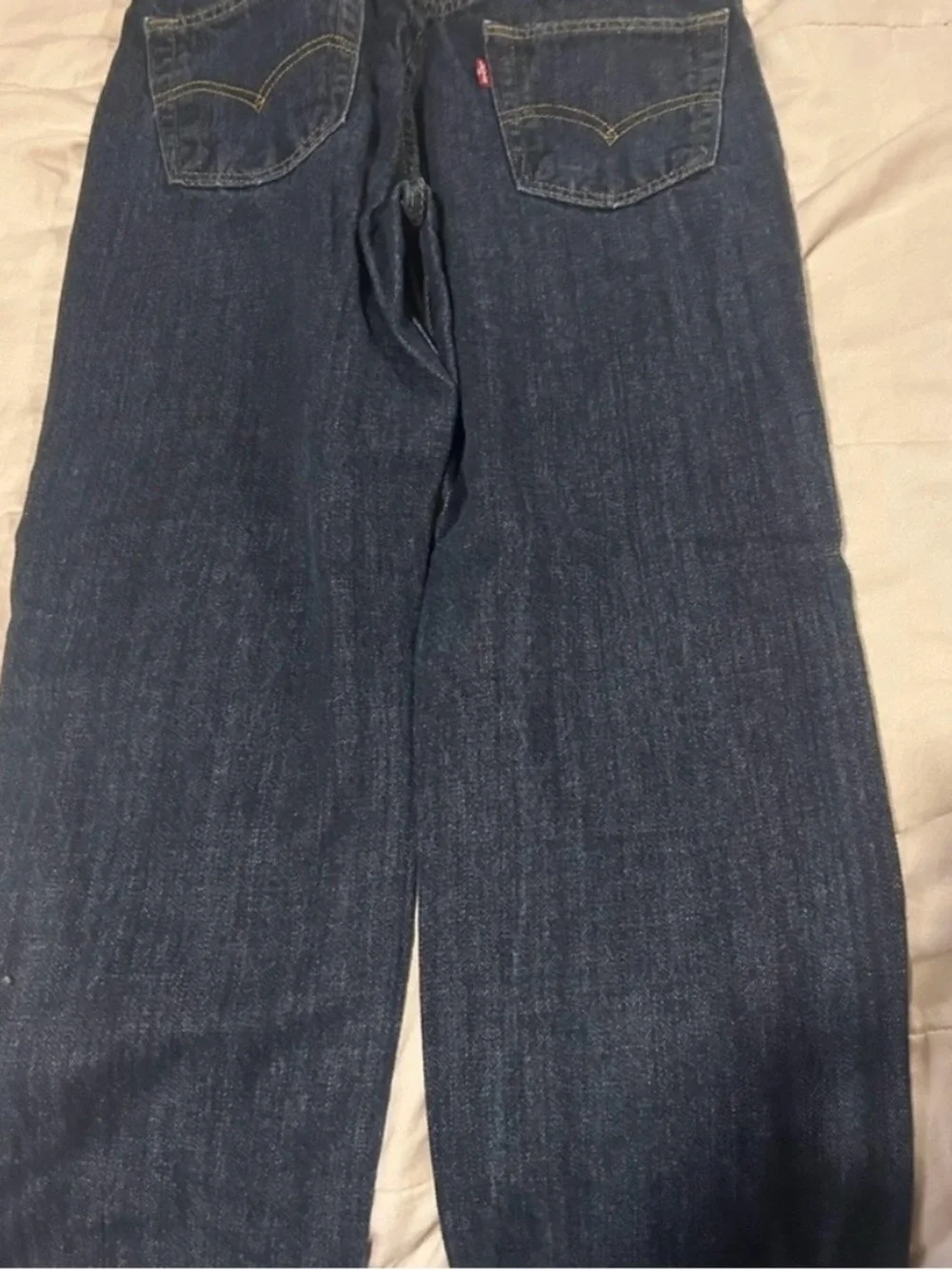 Levi's  Jeans - Dark Blue Denim with Tan Patch